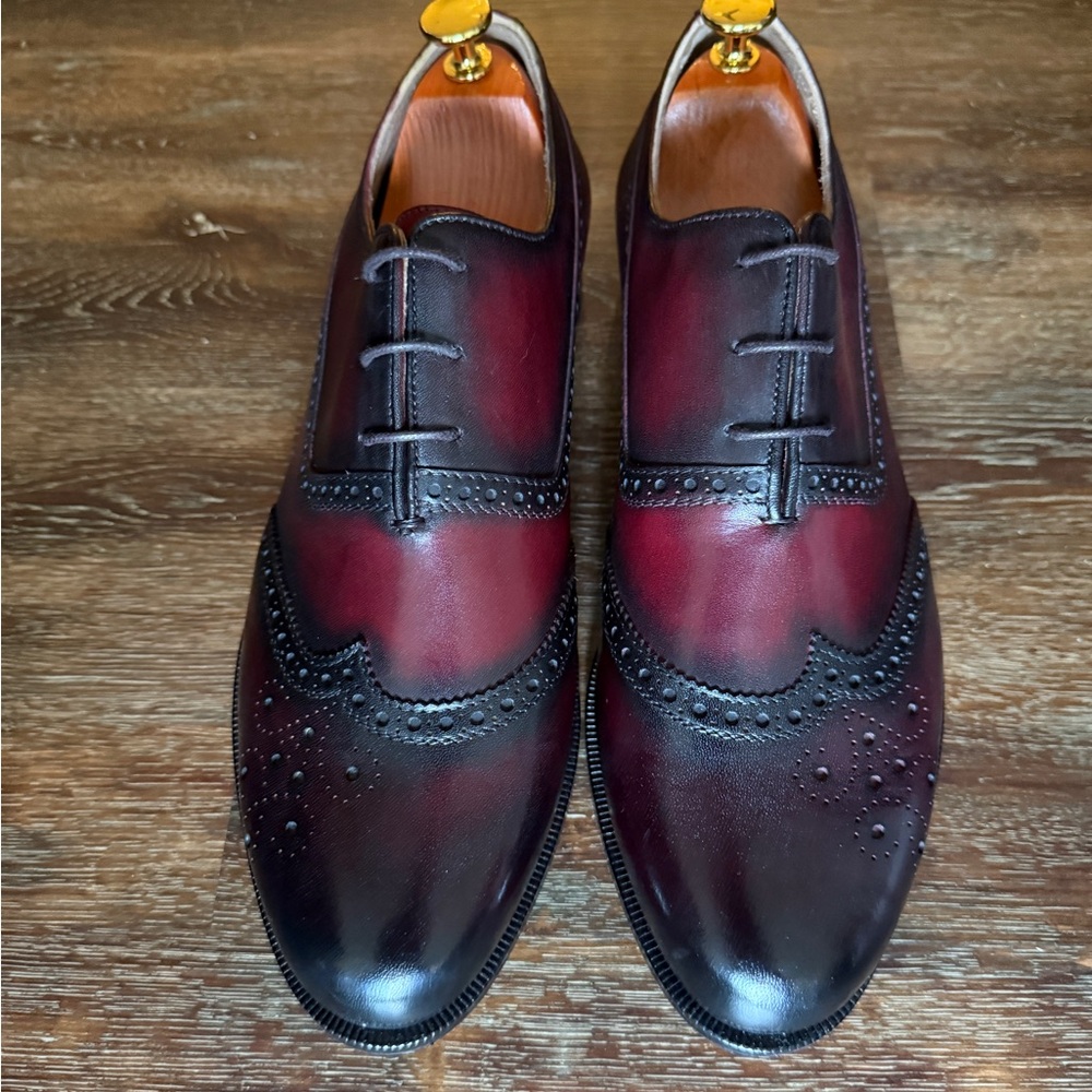 Handmade  side wingtips